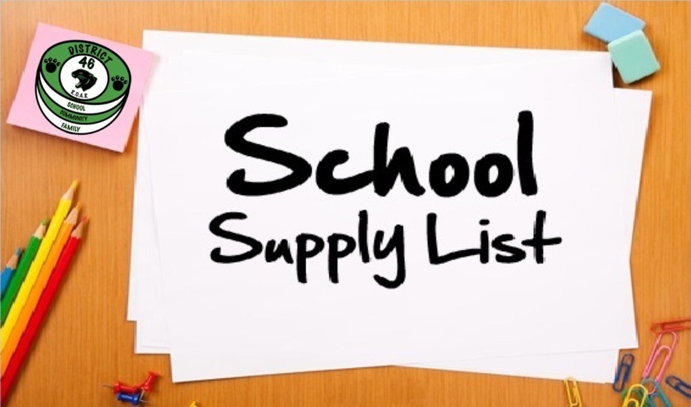 2019-2020 School Supply Lists
