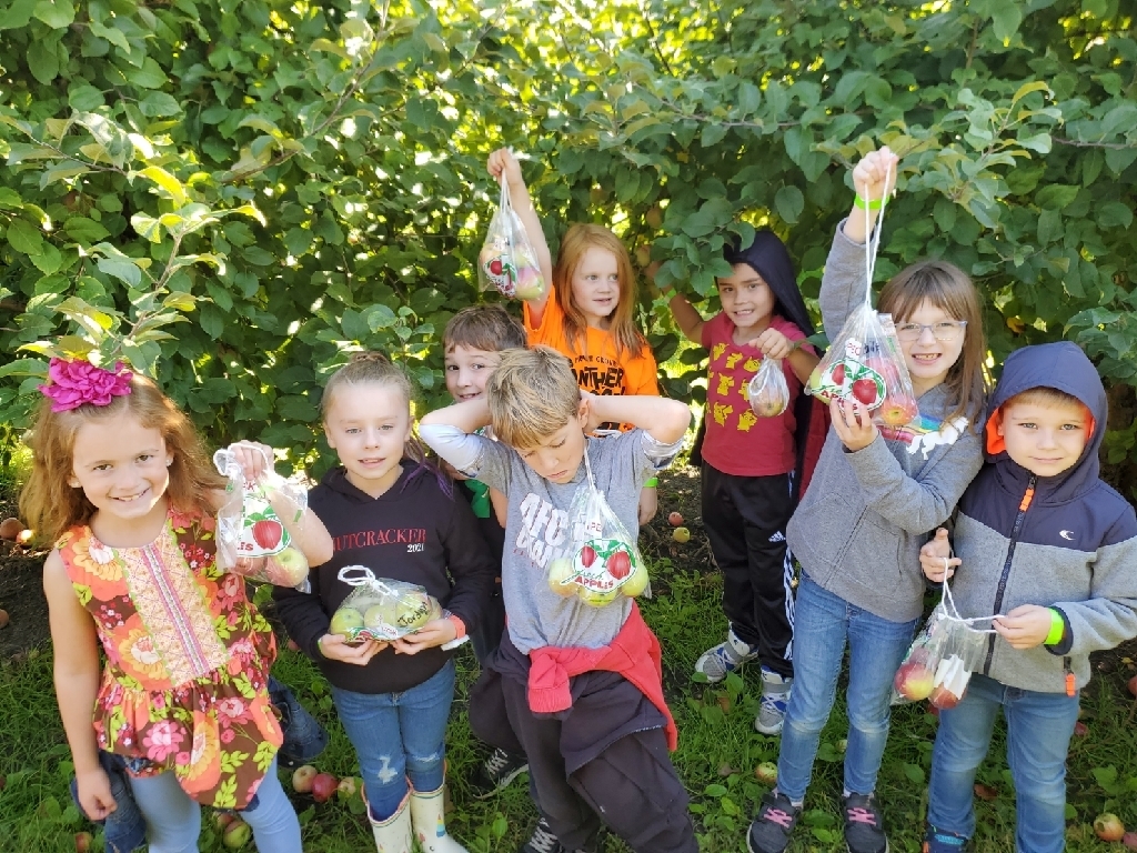 What an amazing day for a trip to the apple orchard ๐